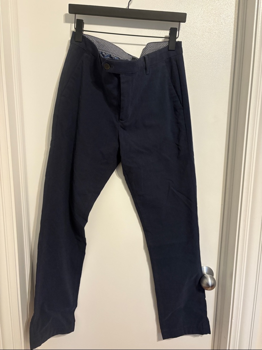 Ted Baker Navy 33x30 Chino Pants